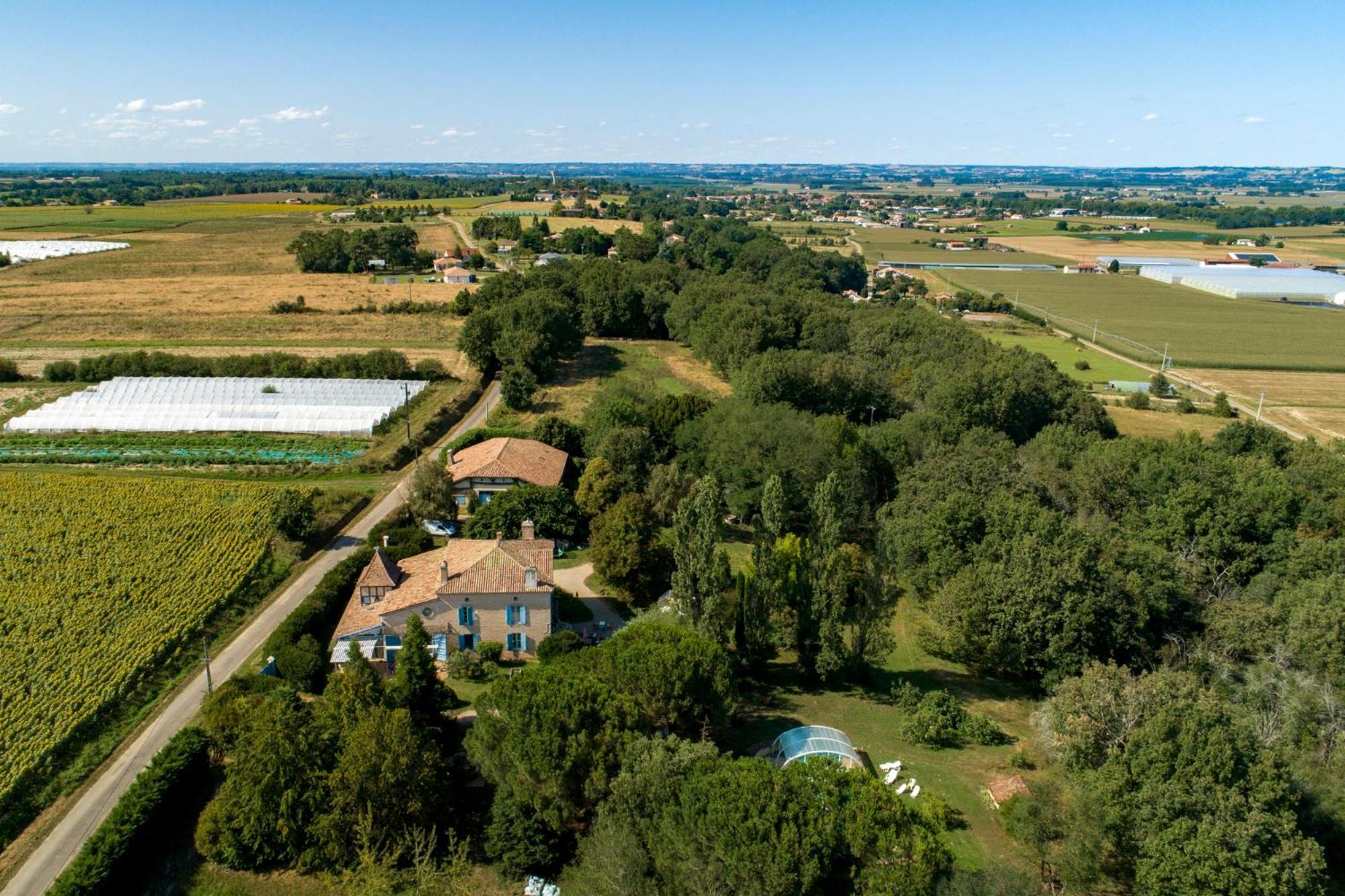 La Maison De L'Ecolieu Du Turc - Piscine Partagee Le Mas-d'Agenais Exterior photo